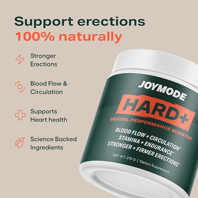 JOYMODE Performance Booster w/Arginine Nitrate L-Citrulline Vitamin C and Ginseng - 30 Servings - Supports Nitric Oxide Blood Flow and Erection Quality