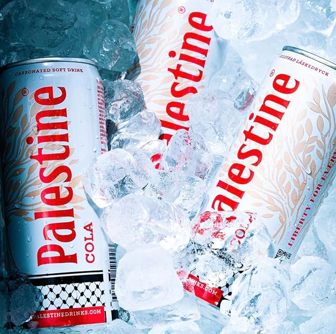 Palestine Cola Carbonated Soft Drink 330ml Can 24-Pack