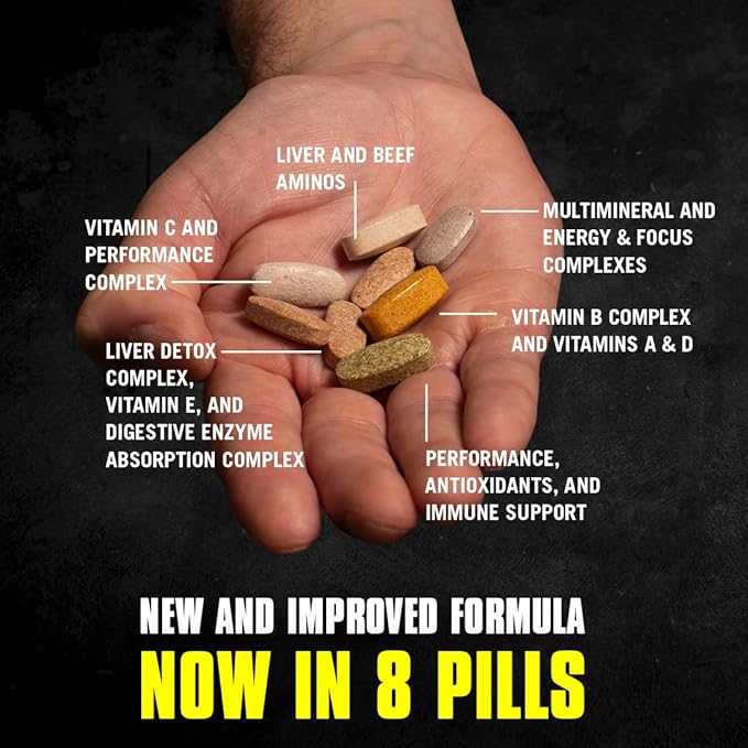 Animal Pak - Convenient Multivitamin for Men &amp Women Daily All-in-One Vitamin &amp Supplement Pack - Zinc Vitamins C B D Amino Acids and Immune Support - Sports Nutrition Performance - 44 Co