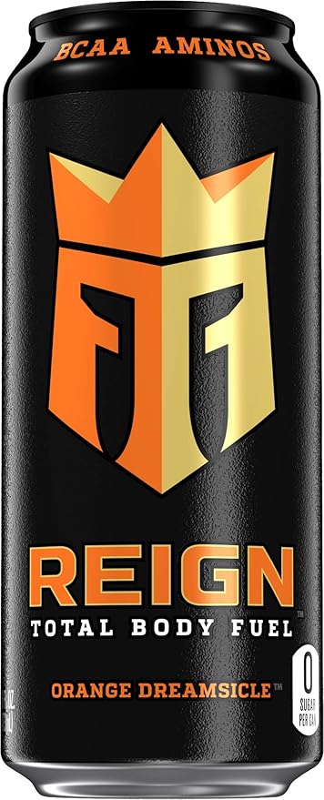 Reign Total Body Fuel Orange Dreamsicle Fitness &amp Performance Drink 16 Fl Oz (Pack of 12)