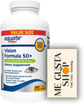 Equate Vision Formula 50+ Softgel Dietary Supplement 300 Count + me Gusta Sticker