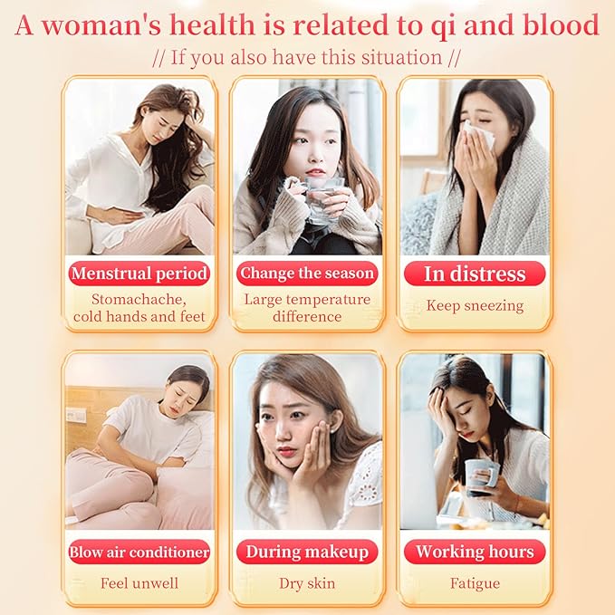 Hee Creek Ginseng Longan Red Date Tea 10.58oz / 20 Count Wolfberry Jujube Rose Herbal Blends Women Energy Tea for Cold Hands and Feet Period Care Warming Nourishing Caffeine Free 人参桂圆红枣茶 女人茶 女神茶