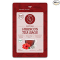 Gourmet Royale Hibiscus Tea 100 Count Sustainable Tea Bags Pure Hibiscus Flowers Caffeine &amp Sugar Free Non-GMO &amp Vegan Grown in Sri Lanka (Pack of 1)