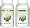 Maxi Health Quercetin 500mg Capsules – Zinc Supplements for Women and Men – Non-GMO Kosher and Gluten-Free Quercetin Supplements with Elderberry Vitamin C and Zinc (90 Veg Capsules Pack of 2)