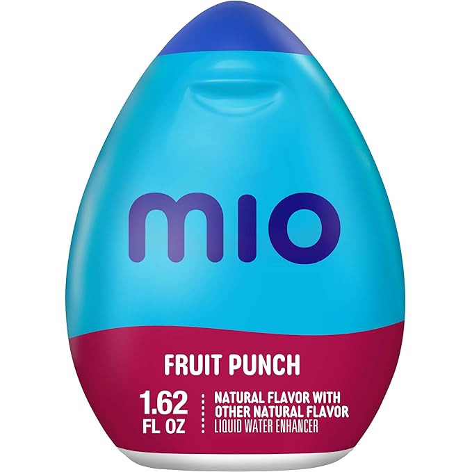 MiO Liquid Water Enhancer Variety Pack – Orange Tangerine Fruit Punch Lemonade &amp Cherry Blackberry Flavors (Pack of 4)