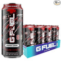 G Fuel Energy Drink Fruit Punch Sugar Free Beverage with 140mg Caffeine Daily Energy Boost with Focus Amino Vitamin + Antioxidants 16 oz Cans (Nightmare on Elm Street 12-Pack)