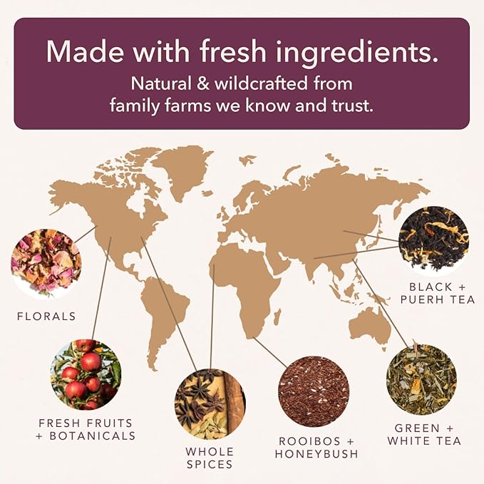 Citrus Mint Green Tea – Refreshing Loose Leaf Blend with Green Tea Orange Lemon Lemongrass and Spearmint – Low Caffeine – Hot or Iced – 60 to 80 Cups – No Added Sugar – Hand Crafted in USA - Plum D