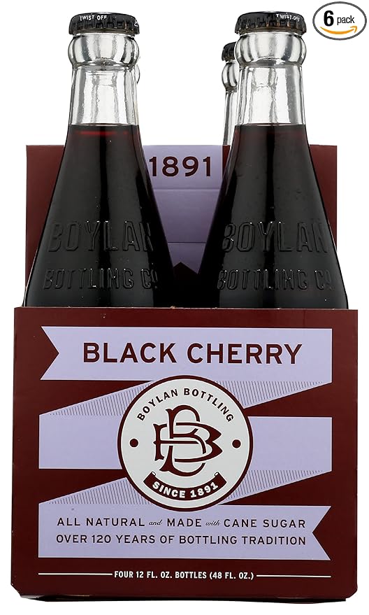 Boylan Black Cherry 48 Fluid Ounce (Pack of 6)