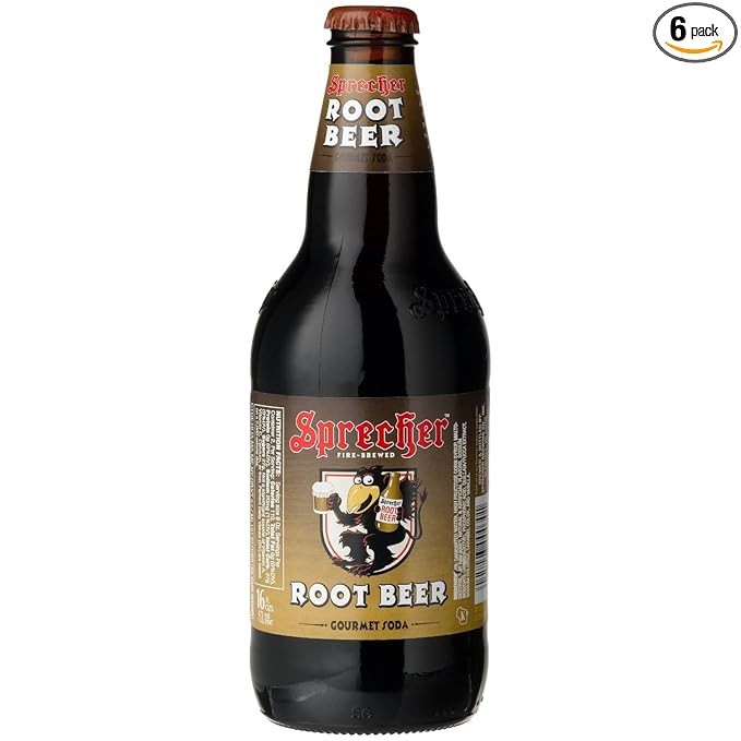 Sprecher Root Beer Soda 4 Pack 64 fl oz (Pack of 6)