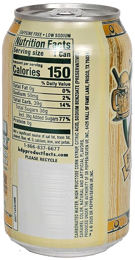 Vernors Ginger Soda (ale) Boston Cooler Edition creamy vanilla 12-pack 12-ounce cans in fridge pack (24-count)