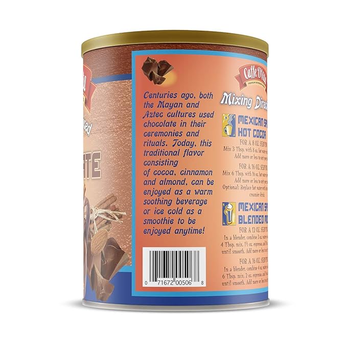 Caffe D'Vita Caramel Blended Ice Coffee - Caramel Frappe Mix Gluten Free No Cholesterol No Hydrogenated Oils No Trans Fat - 3 Lb Can