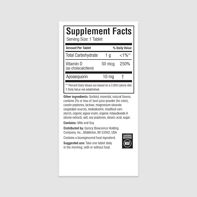 Prevagen Regular Strength Mixed Berry Chewables - 60 Tablets (2 Month Supply) | Formulated for Your Brain | 10mg of Apoaequorin Plus Vitamin D3 with 7-Day Pill Minder