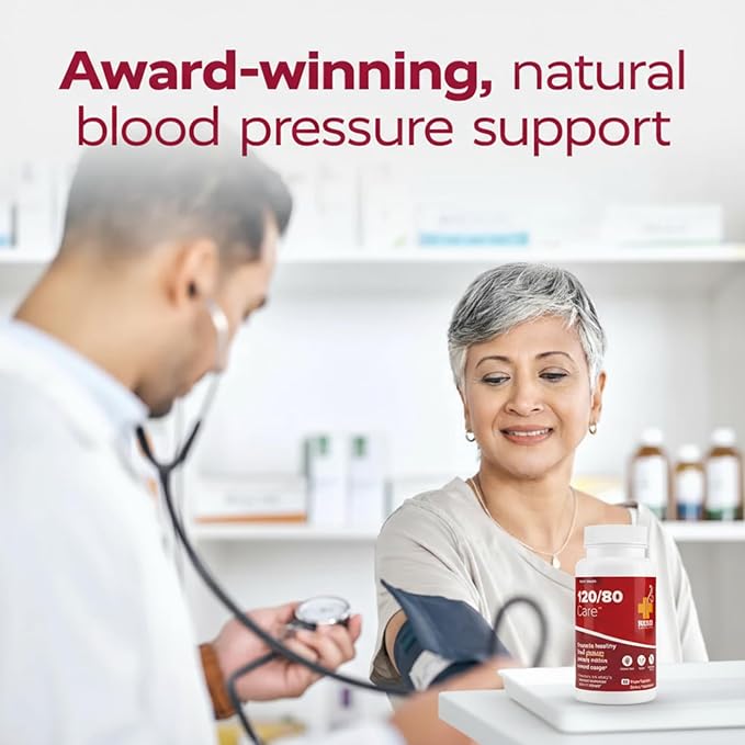 Redd Remedies 120/80 Care Heart Health and Natural Blood Pressure Support 60 Vegan Capsules