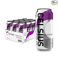 CELSIUS Essentials™ Sparkling Grape Slush Sugar Free Performance Energy Drink Can 16 Fl Oz (Pack of 12)