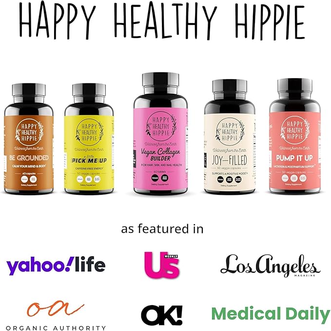 Happy Healthy Hippie Pump It Up Lactation Supplement &amp Vegan Collagen Builder