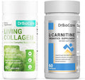DrBioCare Living Collagen Complex Supplement and L-Carnitine Probiotics Supplement