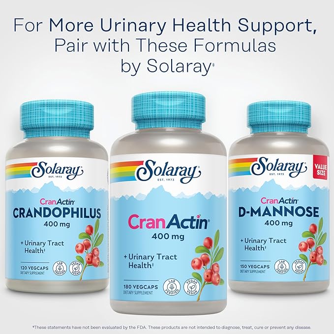 Solaray Cranactin 180 Veggie Capsules