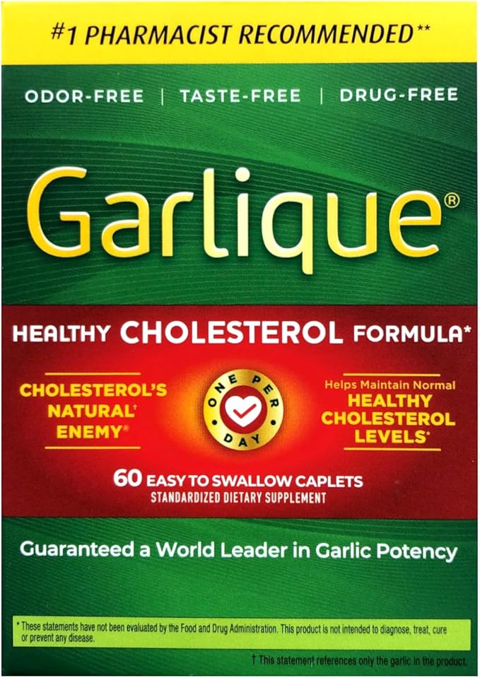 Garlique Caplets 60 Tablets (Pack of 3)