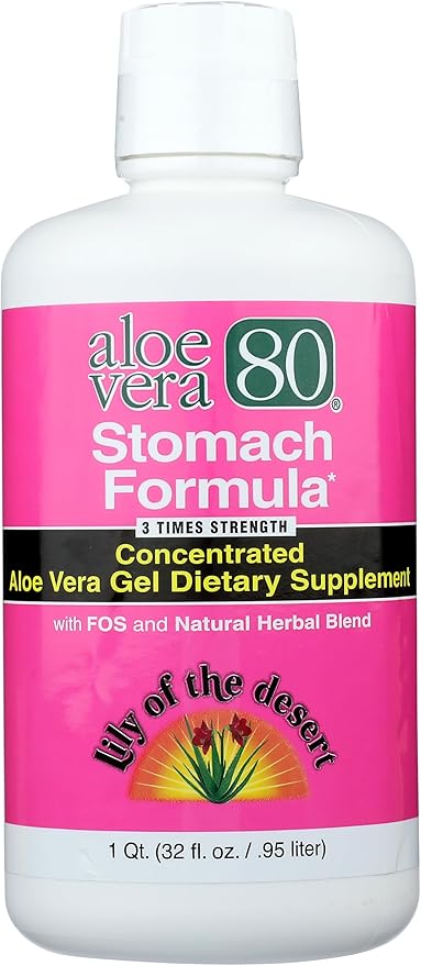 Aloe 80 Organics Stomach Formula 32 Ounce