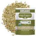 Organic Positively Tea Company Yerba Mate Tea (Unsmoked) Loose Leaf 16 Ounce