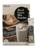 Damtuh Misugaru Powder Drink Mix – Korean Black Grain Blend with Roasted Black Rice Bean &amp Sesame Latte-Style Drink Caffeine-Free 20g x 40 Stick Packs