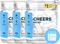 Cheers Relief | Next Morning Aid with Ginger + White Willow Bark | Feel Better After Drinking | 36 Doses | Ginger White Willow Bark L-Theanine Caffeine