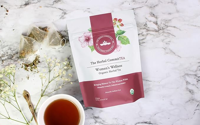 The Herbal CommitTea Women's Wellness Organic Herbal Tea