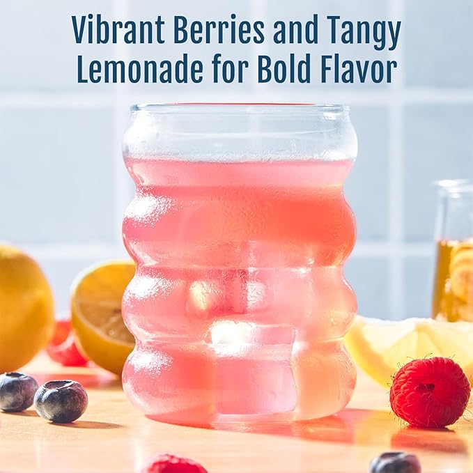 Me &amp the Bees Lemonade Very Berry Lemonade Refreshing All-Natural Drink No-Artificial Colors Perfect for Any Occasion (Pack of 12)