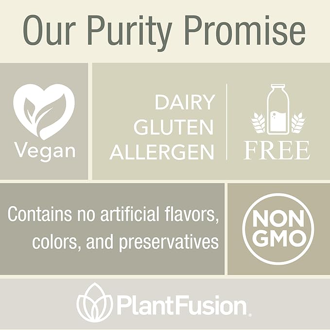 PlantFusion Mushroom Protein Powder - 3 in 1 Vegan Protein Powder Mushroom Supplement and Adaptogen Supplement - Support Mental Focus Immunity and Recovery - Vanilla 1lb
