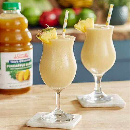 100% Crushed Pineapple Fruit Smoothie Mix 46 fl. oz. WS-103DR100PINE-NF
