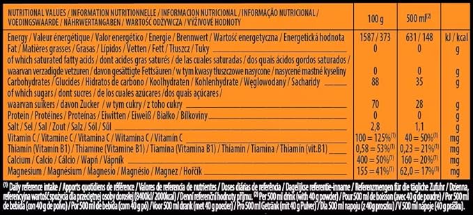 Isostar Hydrate &amp Perform - ORANGE - 52.91oz / 1.5Kg bag