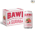Bawi La Guayaba Sparkling Agua Fresca Pink Guava with hints of Orange and Hibiscus 12 Pack 480 ml
