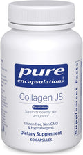 Pure Encapsulations Collagen JS - Skin &amp Joint Health* - 1000 mg Hydrolyzed Biocell Collagen - Gluten Free &amp Non-GMO - 60 Capsules