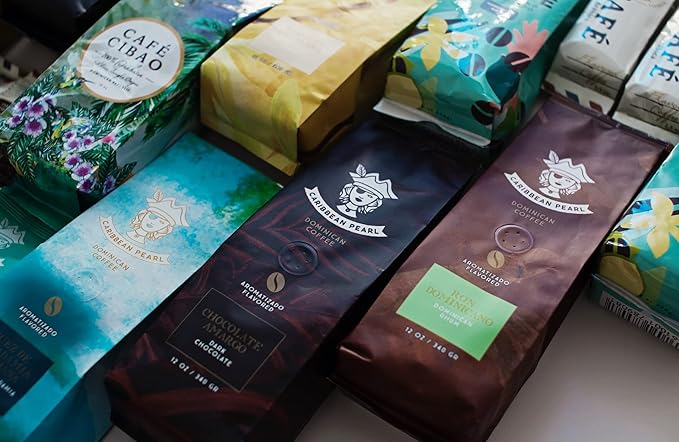 Caribbean Pearl HAWAIIAN MACADAMIA NUT 100% Arabica Flavored Coffee Origin: Dominican Republic 12oz (Ground) 1