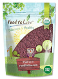 Food to Live Organic Mulberry Juice Powder 1 Pound – Non-GMO Made from Raw Dried Berries Unsulfured Vegan Bulk Great for Baking Juices Smoothies Yogurts Contains Maltodextrin No Sulphites
