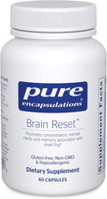 Pure Encapsulations Brain Reset | Supports Concentration Clarity and Memory Associated with Brain Fog | 60 Capsules*