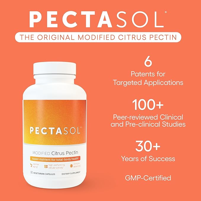 PectaSol Modified Citrus Pectin – 551g Berry Powder – Total-Body Health Supplement to Support Heart Immune System Inflammation Response &amp Healthy Aging + Maintain Healthy Galectin-3 Levels