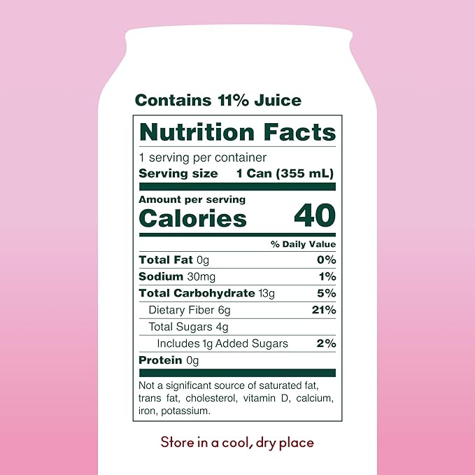 OLIPOP Prebiotic Soda Pop Shirley Temple Pantry Pack Packed with Prebiotics Fiber and Botanicals Gluten Free GMO Free 12oz (12-Cans)