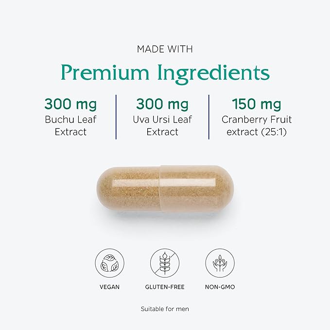 Vitanica Cranstat Extra Urinary Tract Support Vegan 60 Capsules
