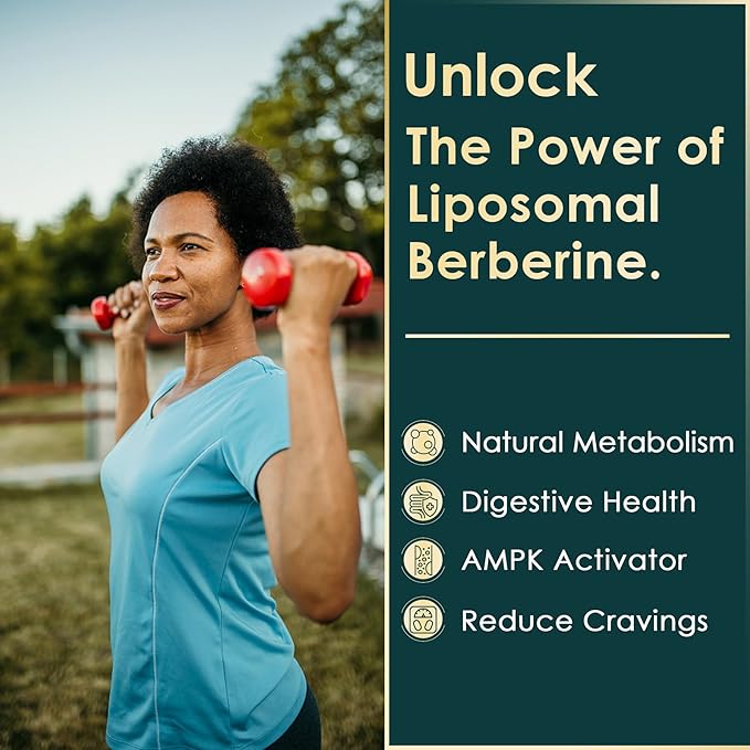 Berberine 500mg Supplement Once Daily Liposomal Gummies with Ceylon Cinnamon Bitter Melon Banaba Leaf for Metabolism Balanced AMPK Activator High Absorption Sugar Free Vegan 60 Cts