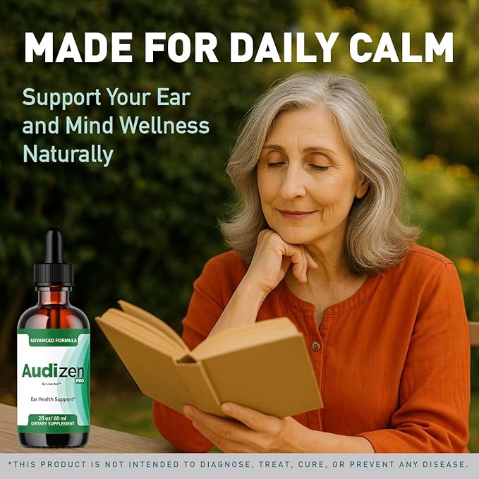(3 Pack) Audizen Pro - Original Audizen Pro Drops for Healthy Ringing Ear Support Oral Supplement Drop All Natural Clean Liquid Formula Auditory Wellness and Inner Ear Balance 3 Bottles for 3 Months