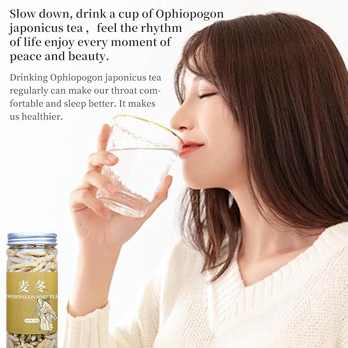 Wanhua Hall Ophiopogon Mai Dong Radix Ophiopogon Japonicas Root Mai Men Dong Nourishing Yin &ampNourishing Lungs 麦冬 麥冬 养阴润肺 祛火 8.11oz/ 230g