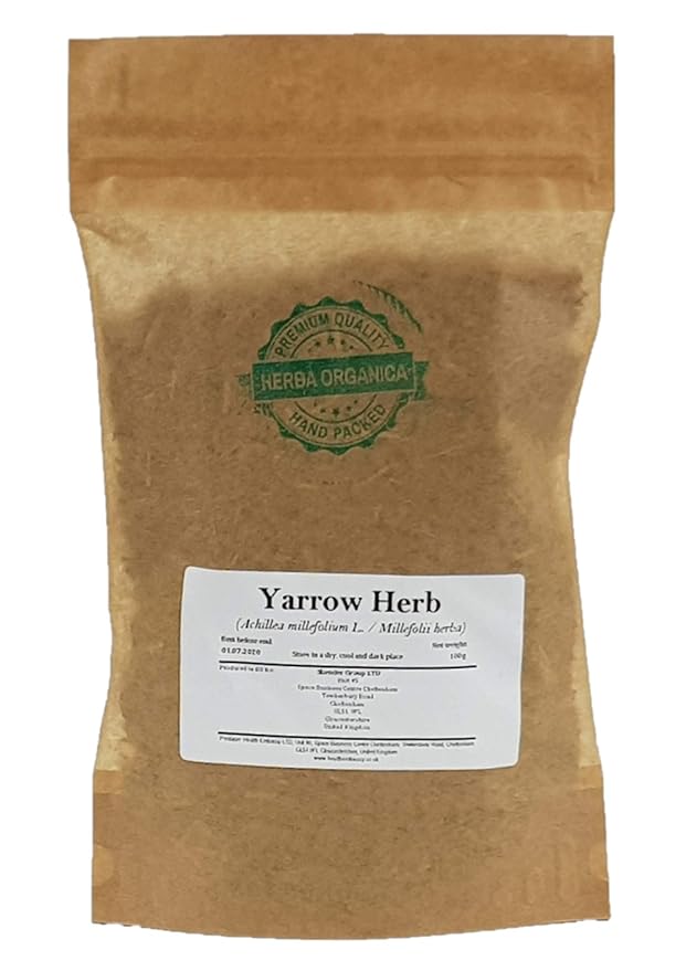 Herba Organica Yarrow Herb - Achillea Millefolium L - Herbal Tea (100g)