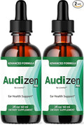 (2 Pack) Audizen Pro - Original Audizen Pro Drops for Healthy Ringing Ear Support Oral Supplement Drop All Natural Clean Liquid Formula Auditory Wellness and Inner Ear Balance 2 Bottles for 2 Months