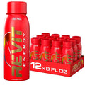 Steel Revit Energy Drink Fruit Punch 8oz (12-Pack) | 300mg Caffeine 7 Essential Vitamins | Sugar-Free Resealable Cap All-Day Energy