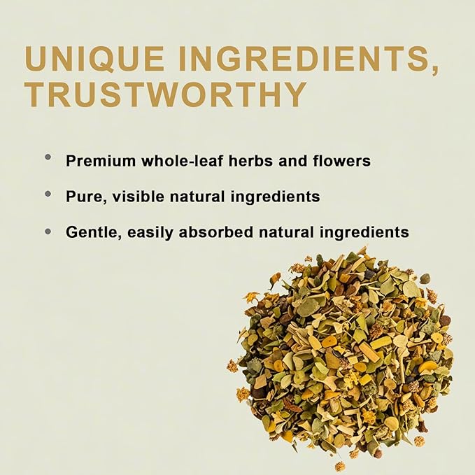 AnderHerbs Blood Sugar Support Tea - Ginseng Cinnamon Gymnema Bitter Melon Milk Thistle Fenugreek Tulsi &amp Ginger - For Maintaining Blood Sugar Levels - Suitable for Hot &amp Cold Brewing (1