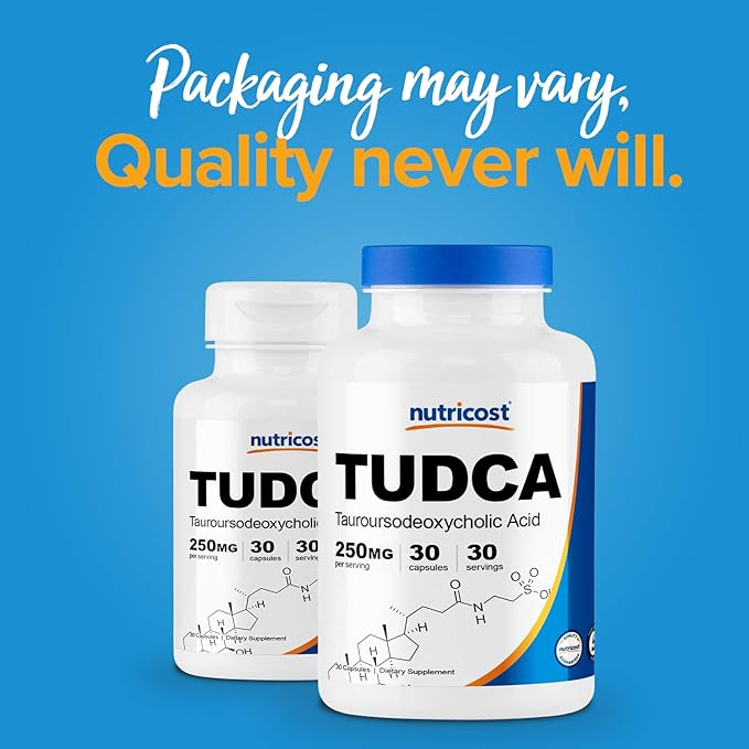 Nutricost Tudca 250mg 30 Capsules (3 Bottles)