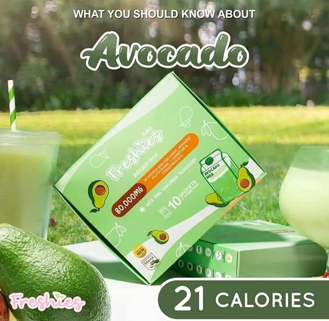 Freshies Avocado Milk 80000mg Hydrolyzed Collagen 10 Sachets