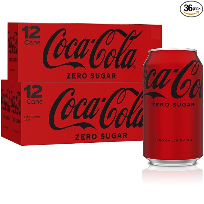 Coca-Cola Zero Sugar Fridge Pack Bundle 12 fl oz 36 Pack
