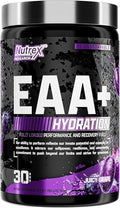 Nutrex Research EAA Hydration | EAAs + BCAA Powder | Muscle Recovery Strength Muscle Building Endurance | 8G Essential Amino Acids + Electrolytes | (Packaging My Vary) 30 Servings (Juicy Grape)